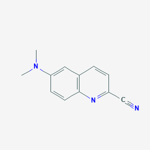 2-Quinolinecarbonitrile, 6-(dimethylamino)-