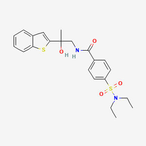 N-(2-(benzo[b]thiophen-2-yl)-2-hydroxypropyl)-4-(N,N-diethylsulfamoyl)benzamide