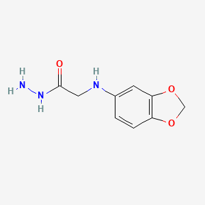 2-(1,3-Benzodioxol-5-ylamino)acetohydrazide