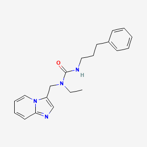 1-Ethyl-1-(imidazo[1,2-a]pyridin-3-ylmethyl)-3-(3-phenylpropyl)urea