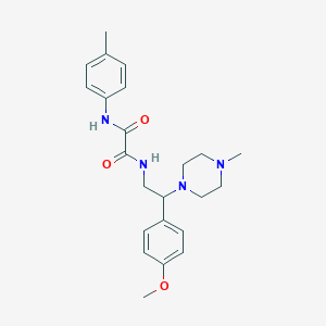 N1-(2-(4-methoxyphenyl)-2-(4-methylpiperazin-1-yl)ethyl)-N2-(p-tolyl)oxalamide