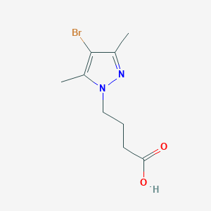 4-(4-bromo-3,5-dimethyl-1H-pyrazol-1-yl)butanoic acid