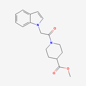 methyl 1-(2-(1H-indol-1-yl)acetyl)piperidine-4-carboxylate