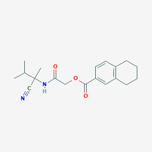 [(1-Cyano-1,2-dimethylpropyl)carbamoyl]methyl 5,6,7,8-tetrahydronaphthalene-2-carboxylate