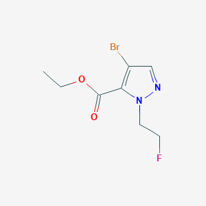 ethyl 4-bromo-1-(2-fluoroethyl)-1H-pyrazole-5-carboxylate
