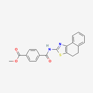 Methyl 4-(4,5-dihydrobenzo[e][1,3]benzothiazol-2-ylcarbamoyl)benzoate
