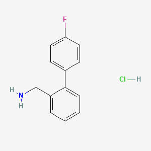 (4'-Fluoro-[1,1'-biphenyl]-2-yl)methanamine hydrochloride