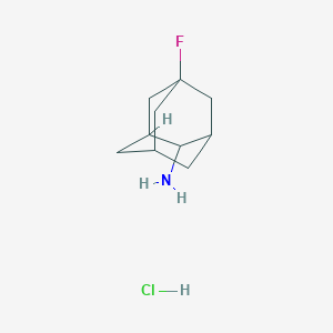molecular formula C10H17ClFN B2918659 5-Fluoroadamantan-2-amine hydrochloride CAS No. 1803581-60-3