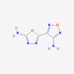 4-(5-Amino-1,3,4-oxadiazol-2-yl)-1,2,5-oxadiazol-3-amine