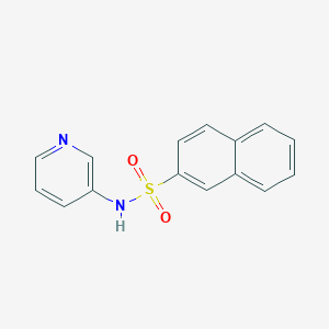molecular formula C15H12N2O2S B291877 N-(3-pyridinyl)-2-naphthalenesulfonamide 