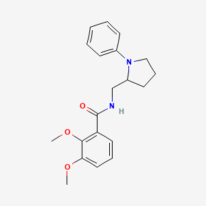 B2918941 2,3-dimethoxy-N-((1-phenylpyrrolidin-2-yl)methyl)benzamide CAS No. 1797341-88-8