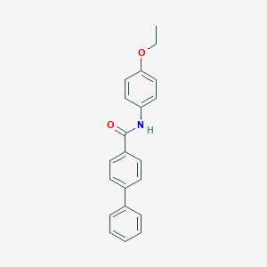 molecular formula C21H19NO2 B291900 N-(4-ethoxyphenyl)-4-phenylbenzamide 