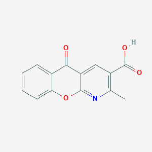 molecular formula C14H9NO4 B2919065 2-methyl-5-oxo-5H-chromeno[2,3-b]pyridine-3-carboxylic acid CAS No. 68302-44-3