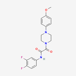 molecular formula C19H19F2N3O3 B2919066 N-(3,4-difluorophenyl)-2-[4-(4-methoxyphenyl)piperazin-1-yl]-2-oxoacetamide CAS No. 941999-03-7