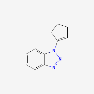 B2919141 1-(1-Benzotriazolyl)cyclopentene CAS No. 107097-16-5