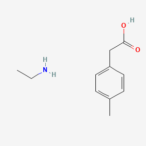 molecular formula C11H17NO2 B2919160 Ethanamine;2-(4-methylphenyl)acetic acid CAS No. 1989628-30-9