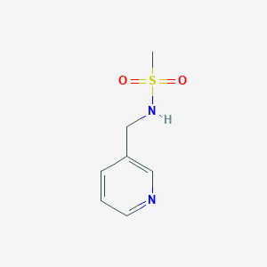 molecular formula C7H10N2O2S B2919188 N-(3-Pyridinylmethyl)-methanesulfonamide CAS No. 349404-62-2