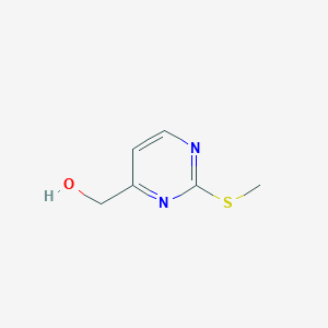 molecular formula C6H8N2OS B2919200 (2-(Methylthio)pyrimidin-4-yl)methanol CAS No. 102921-92-6