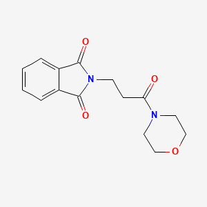molecular formula C15H16N2O4 B2919263 N-(3-Morpholino-3-oxopropyl)phthalimide CAS No. 31122-63-1