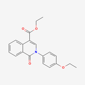 B2919301 Ethyl 2-(4-ethoxyphenyl)-1-oxo-1,2-dihydroisoquinoline-4-carboxylate CAS No. 1030096-09-3