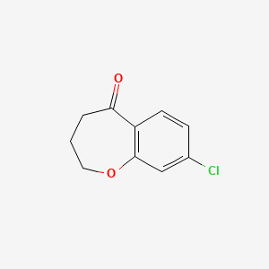 molecular formula C10H9ClO2 B2919324 8-Chloro-2,3,4,5-tetrahydro-1-benzoxepin-5-one CAS No. 37483-57-1