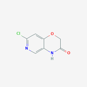 molecular formula C7H5ClN2O2 B2919389 7-chloro-2H-pyrido[4,3-b][1,4]oxazin-3(4H)-one CAS No. 1206977-63-0