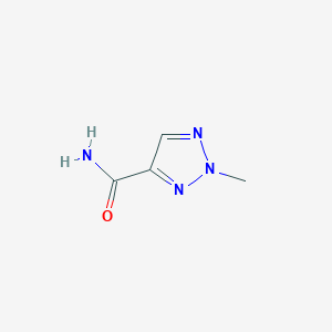 molecular formula C4H6N4O B2919399 2-methyl-2h-1,2,3-triazole-4-carboxamide CAS No. 612511-64-5