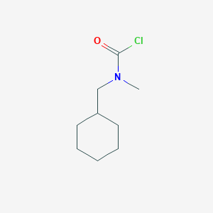 molecular formula C9H16ClNO B2919487 Cyclohexylmethyl-methylcarbamoyl chloride CAS No. 911114-89-1
