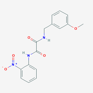 B2919542 N1-(3-methoxybenzyl)-N2-(2-nitrophenyl)oxalamide CAS No. 941984-21-0