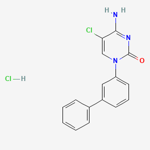 molecular formula C16H13Cl2N3O B2919558 Bobcat339 hydrochloride 