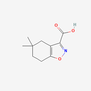 5,5-Dimethyl-4,5,6,7-tetrahydro-1,2-benzoxazole-3-carboxylic acid
