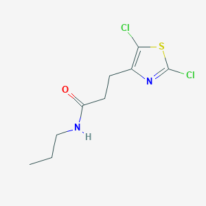 3-(2,5-Dichloro-1,3-thiazol-4-yl)-N-propylpropanamide