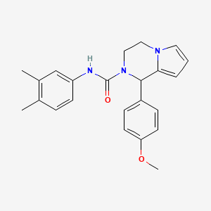 N-(3,4-dimethylphenyl)-1-(4-methoxyphenyl)-3,4-dihydropyrrolo[1,2-a]pyrazine-2(1H)-carboxamide