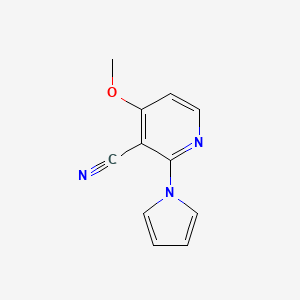 4-methoxy-2-(1H-pyrrol-1-yl)nicotinonitrile