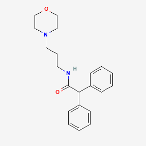 molecular formula C21H26N2O2 B2919686 N-[3-(morpholin-4-yl)propyl]-2,2-diphenylacetamide CAS No. 174321-49-4