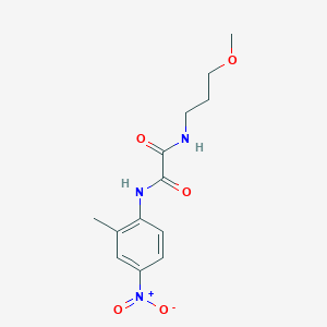 molecular formula C13H17N3O5 B2919691 N1-(3-methoxypropyl)-N2-(2-methyl-4-nitrophenyl)oxalamide CAS No. 941939-95-3
