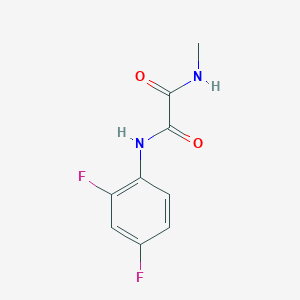 molecular formula C9H8F2N2O2 B2919743 N1-(2,4-difluorophenyl)-N2-methyloxalamide CAS No. 839681-70-8