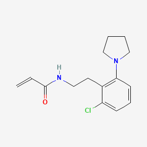 N-[2-(2-Chloro-6-pyrrolidin-1-ylphenyl)ethyl]prop-2-enamide