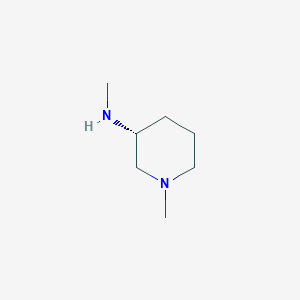 molecular formula C7H16N2 B2920026 Methyl-((R)-1-methyl-piperidin-3-yl)-amine CAS No. 1354007-31-0