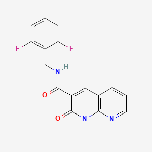 N-(2,6-difluorobenzyl)-1-methyl-2-oxo-1,2-dihydro-1,8-naphthyridine-3-carboxamide