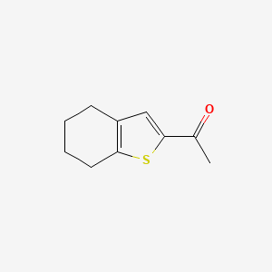 molecular formula C10H12OS B2920171 1-(4,5,6,7-Tetrahydro-1-benzothiophen-2-yl)ethan-1-one CAS No. 57021-52-0