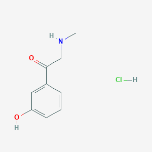 molecular formula C9H12ClNO2 B029202 Phenylephrone hydrochloride CAS No. 94240-17-2