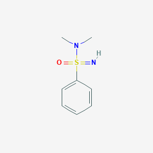 molecular formula C8H12N2OS B2920223 N,N-dimethylbenzenesulfonoimidamide CAS No. 69726-86-9