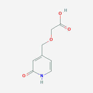 molecular formula C8H9NO4 B2920350 2-[(2-Oxo-1,2-dihydropyridin-4-yl)methoxy]acetic acid CAS No. 2094856-03-6