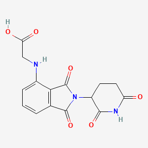 molecular formula C15H13N3O6 B2920416 Thalidomide-NH-CH2-COOH 
