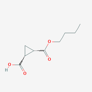 (1R,2S)-rel-2-(butoxycarbonyl)cyclopropane-1-carboxylic acid