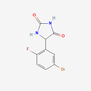 5-(5-Bromo-2-fluorophenyl)imidazolidine-2,4-dione
