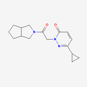 6-cyclopropyl-2-(2-(hexahydrocyclopenta[c]pyrrol-2(1H)-yl)-2-oxoethyl)pyridazin-3(2H)-one