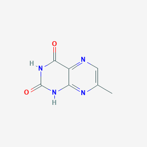 molecular formula C7H6N4O2 B029205 7-Methylpteridine-2,4(1H,3H)-dione CAS No. 13401-38-2