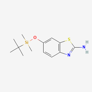 B2920653 6-((tert-Butyldimethylsilyl)oxy)benzo[d]thiazol-2-amine CAS No. 945400-91-9
